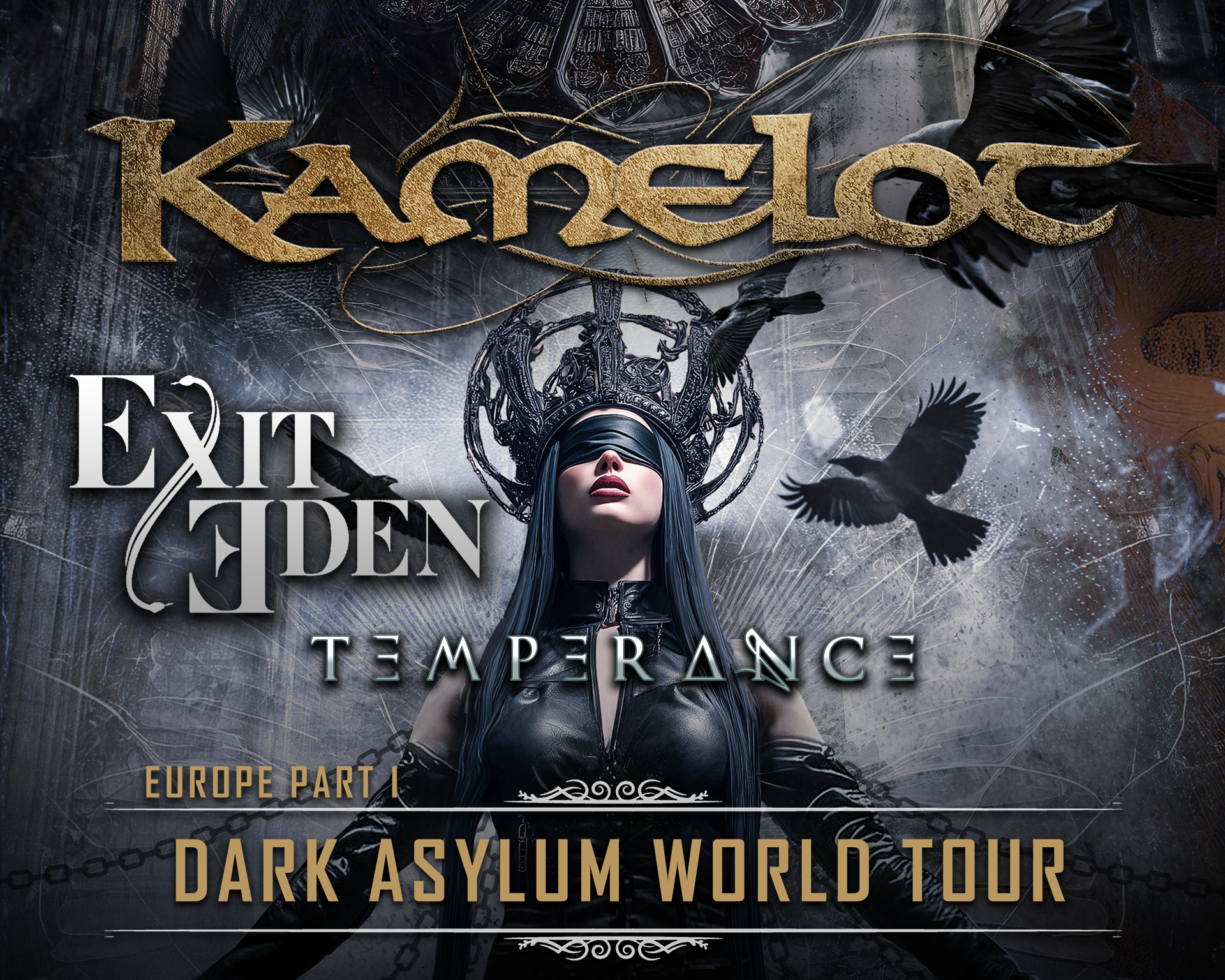 Affiche Kamelot en concert au Metronum